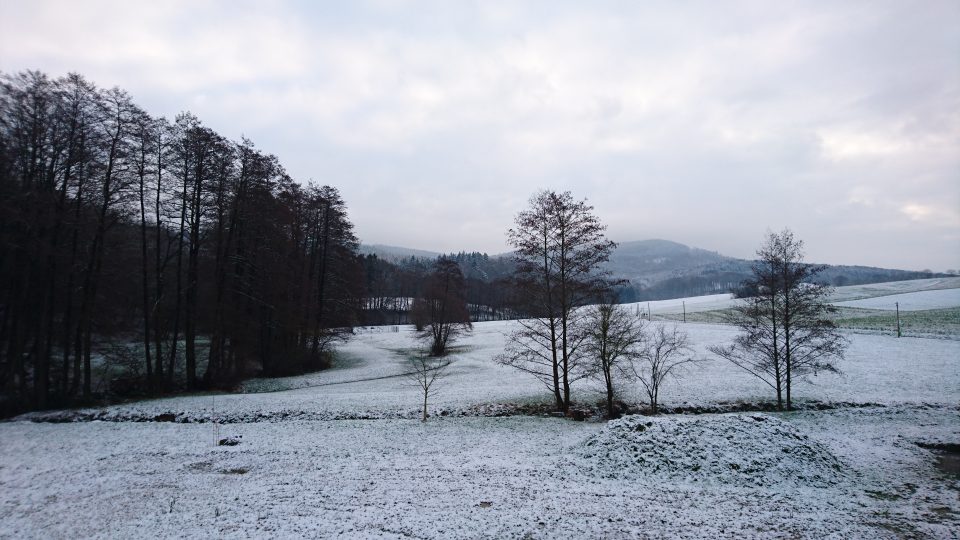 verschneite Landschaft