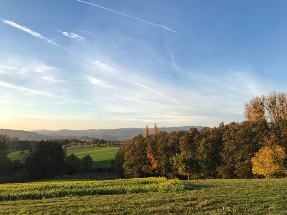 Panoramablick über den Odenwald